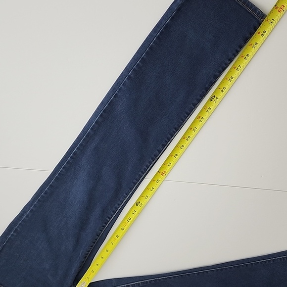 American Eagle Outfitters Women's Dark Wash Blue Skinny Jeans Stretch Sz 10 Long - Picture 13 of 15